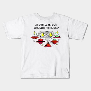 international ufo´s oberservers partnership Kids T-Shirt